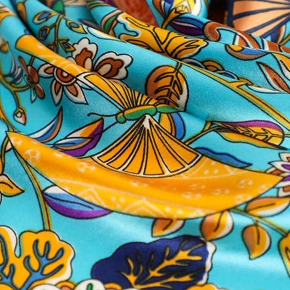 ✨Fashion Floral Print Scarf Bandanna✨ - Picture 4 of 4